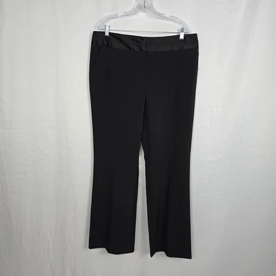 Pantalones Attention Pantalones Mujer 16 Negro Bota Nuevos con Etiquetas Foto 1 de 4
