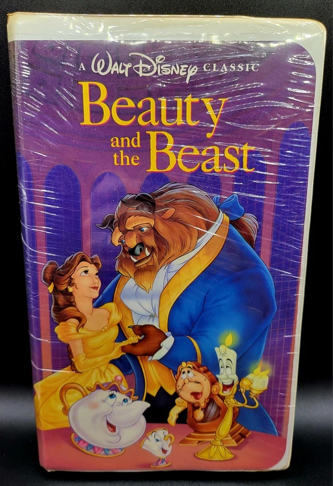 Beauty and the Beast Walt Disney's Black Diamond Classic (VHS, 1992) NEW SEALED - Image 1 of 3