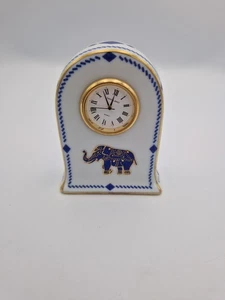 Haviland Limoges Crillon Clock Elephant France - Picture 1 of 6