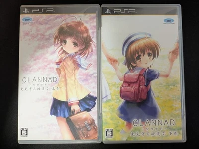 Clannad Hikari Mimamoru Sakamichi de Vol. 1 & 2 PSP Japan import US Seller - Image 1 of 4