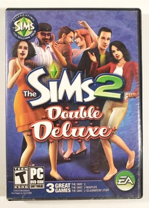 Sims 2: Double Deluxe (PC: Windows, 2008, 2-Disc) Computer Game CIB Complete - Picture 1 of 4
