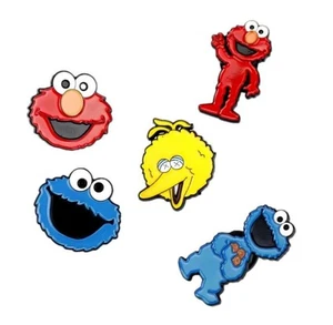Sesame Street Characters Enamel Metal Pin Set of 5 Pins - Picture 1 of 1