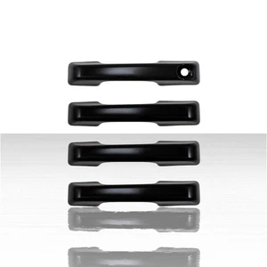 Set of 4 Door Handle Covers w/o PSKH for 2022-2025 Ford Maverick - Gloss Black - Picture 1 of 4