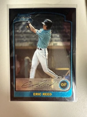 2003 Topps Bowman Chrome Auto - Eric Reed #290 (RC) 1st Year Card - Image 1 of 2