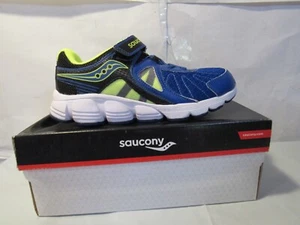 Saucony Boys Kids Kotaro 3 Running Gym Shoes Size 6.5 6 1/2 M Blue Black Z82 - Picture 1 of 7