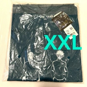 NWT Uniqlo Tee 2XL (US XL) Jujutsu Kaisen Gojo Geto Blue 〔US Duties Included〕 - Picture 1 of 7
