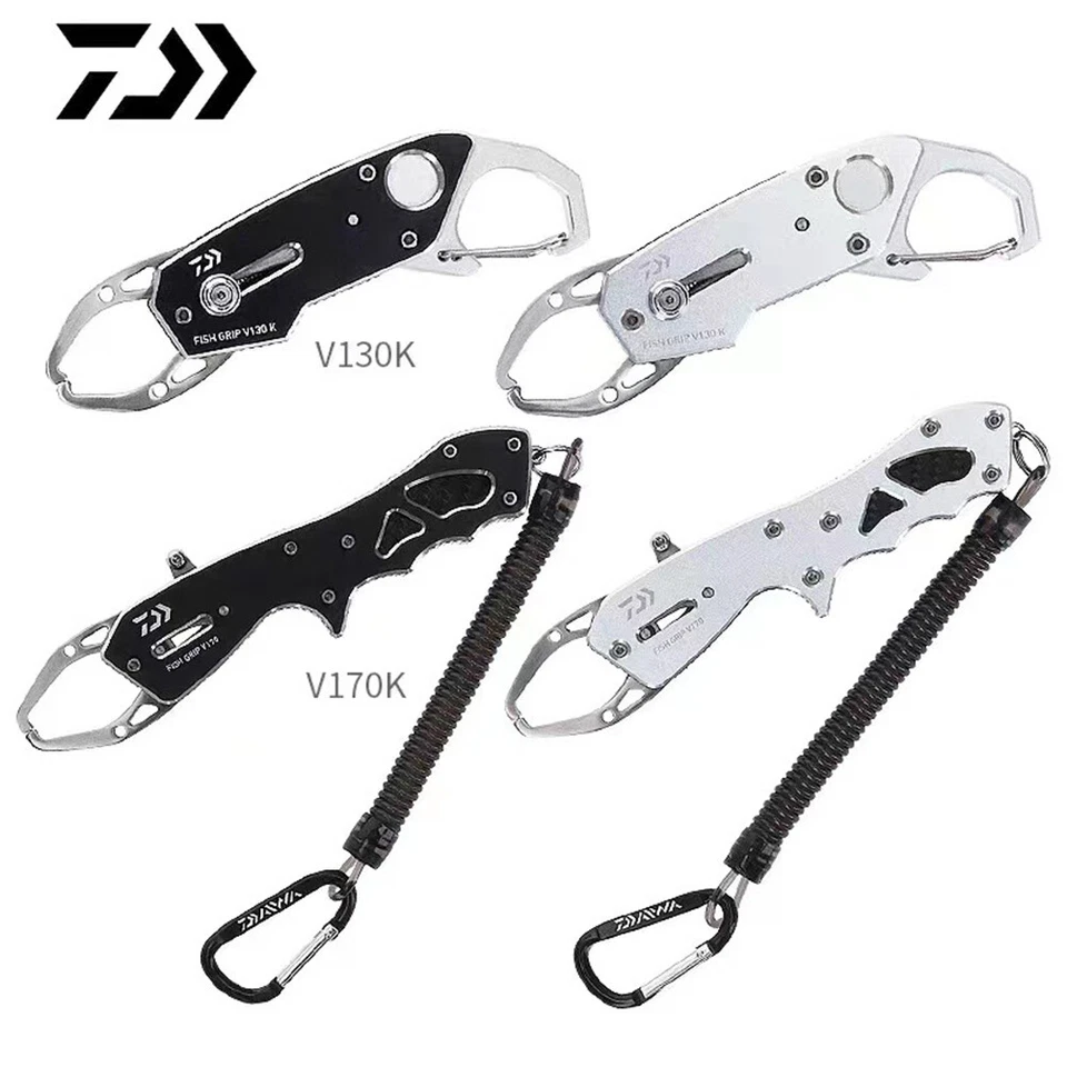Agarre de pesca Daiwa V130 V170 aleación de aluminio agarre labial gancho aparejos de pesca herramienta Foto 1 de 4