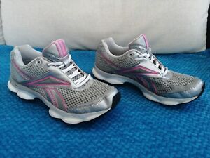 Ladies "Reebok" Silver/Grey Runtone Trainers / Running Shoes Size 7.5 EU 41