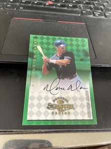 Moises Alou Card 1998 Donruss Signature Autographs Millennium #3 