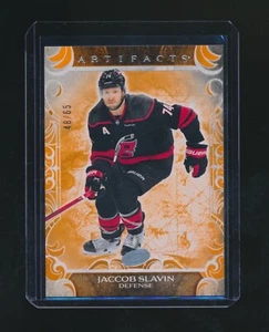 JACCOB SLAVIN 2024-25 UPPER DECK ARTIFACTS ORANGE PARALLEL 48/65 #21 - Picture 1 of 2