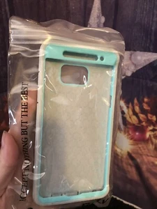 Galaxy Note 7 Case Mint And Grey - Picture 1 of 2