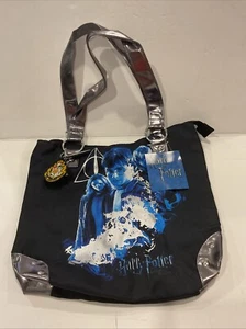 Hot Topics Harry Potter And The Deathly Hallows Tote Bag Purse NEW NWT 14.5"x13" - Picture 1 of 4