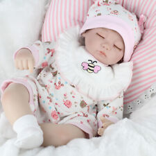 Reborn Baby Dolls Silicone Vinyl Newborn Girl Lifelike Real Baby Doll Soft Gift