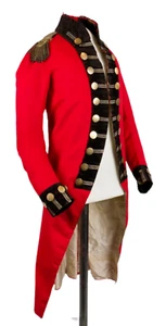 New Red man wool historical military coat - Picture 1 of 4