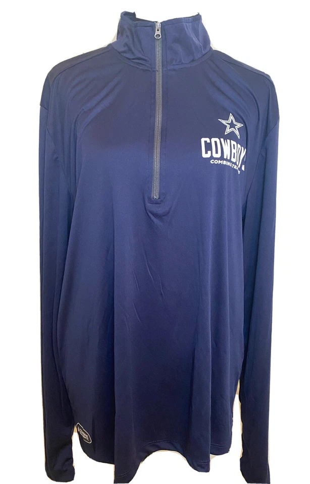 Dallas Cowboyss New Era 1/4 четверти молнии комбинированный подлинный размер большой - Изображение 1 из 4