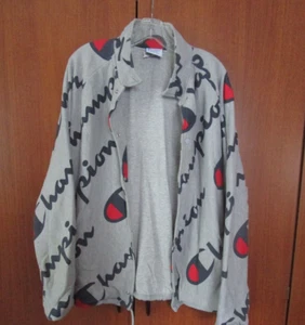 Champion Zipper Jacket Sz Large Reverse Weave Cotton Polyester Chest 48 Lengt 28 - Picture 1 of 6