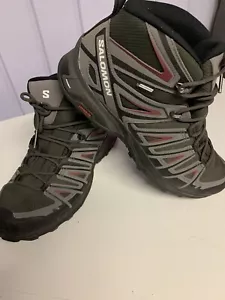 Salomon X Ultra Pioneer Mid Climasalomon Burgundy Mens Size 9 (according To UPC) - Picture 1 of 6