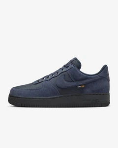 Nike Air Force 1 '07 Dark Obsidian/Black/Smoke Grey Suede CORDURA Shoes UK8.5 - Picture 1 of 6