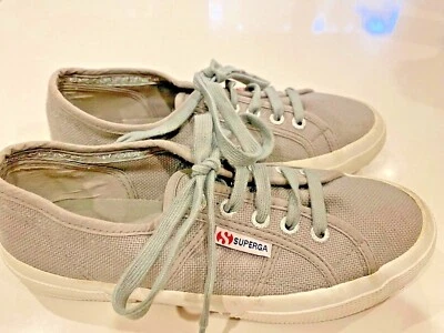 Superga 2750 Metallic Gray Cotu Classic Low Top Sneaker Womens Shoe Size 6.5 - Image 1 of 4