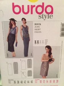 Burda Sewing Pattern 7150 Ladies Misses Skirt Size 10-20 Uncut - Picture 1 of 3