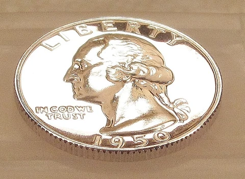 1950 Gem  Proof Quarter 90% SILVER  Blazing Mirrored Surfaces #623 ~ 20 Cover