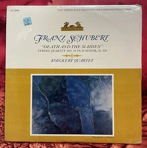 Sealed Rudolf Koeckert Quartet Schubert Death And The Maiden - HELIODOR HS 25003 - Picture 1 of 2
