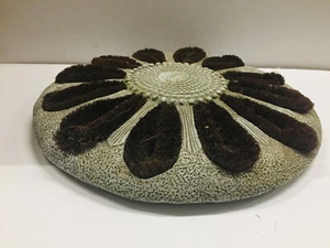 TAPPETO TONDO RESINA E COCCO cm 30 COLORAZIONI ASSORTITE INGRESSO PULISCI SCARPE - Foto 1 di 2