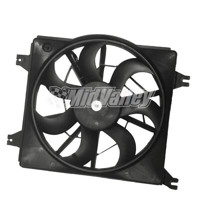 Radiator Cooling Fan Assembly For Hyundai Accent 1.5L 1995 1996 1997 1998 1999 - Image 1 of 4