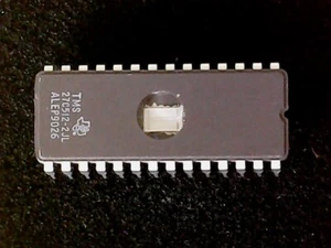 TMS27C512-2JL - 27C512 - Texas Instruments 512K UVEPROM (CERDIP-28) GENUINE - Bild 1 von 4
