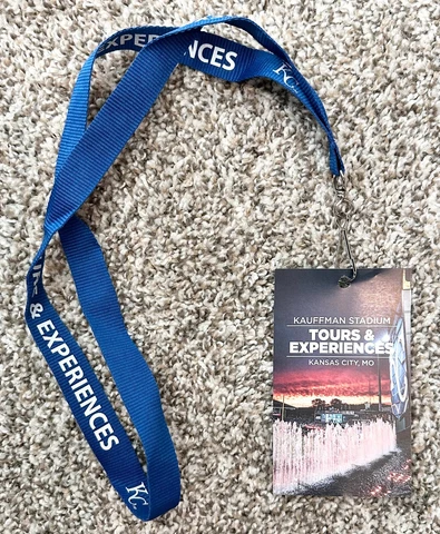 ⚾️  Kansas City Royals Tours & Experiences Lanyard and Pass 6/13/23 Cover