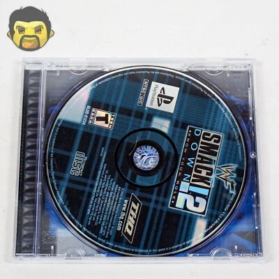 WWF Smackdown 2 Know Your Role PS1 Black Label Sony PlayStation 1 2000 Tested - Image 1 of 4