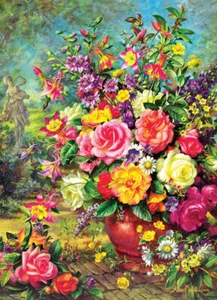 Rompecabezas de 1000 piezas con ramo de flores Eurographics - Imagen 1 de 3