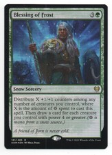 MTG Kaldheim Rare Foil Blessing of Frost, M-NM NBP