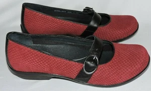 Dankso Orla Schuhe rot Cranberry Schlange Mary Jane Clogs Arbeit Karriere 39 Damen 8,5 - Bild 1 von 8