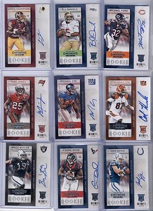 MICHAEL COX 2013 CONTENDERS TICKET AUTO AUTOGRAPH ROOKIE RC GIANTS