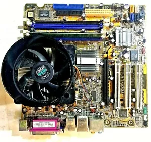 ASUS PTGD1-LA MOTHERBOARD + 3.06GHz INTEL SL8ZZ CPU + 512MB RAM + H/S/FAN - Picture 1 of 2