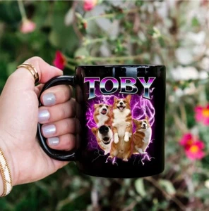 Custom Pet Mug - Personalized Dog/Cat Cup with Photo & Name - Pet Lover Gift - Picture 1 of 10
