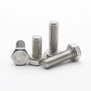 2 pernos hexagonales M9 304 tornillos de cabeza hexagonal de acero inoxidable paso 1,25 mm de largo 30 mm - Imagen 1 de 4
