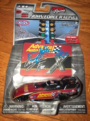 NHRA 2017 AUTO FIRMADO JOHN FORCE DIECAST ROJO COCHE 1:64 LIONEL CARRERAS PRUEBA FOTOGRÁFICA Foto 1 de 4