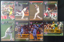 1993/94 FUTERA INTERNATIONAL CRICKET SERIES GREAT MEMORIES SET (8 cards)