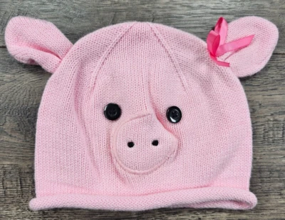 Baby Girl Clothes Vintage Gymboree 6-12 Month Playtime This Little Piggy Hat - Image 1 of 2