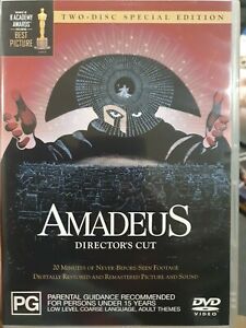 AMADEUS DIRECTOR'S CUT RARE DVD TWO-DISC SPECIAL EDITION F MURRAY ABRAHAM FILM 4