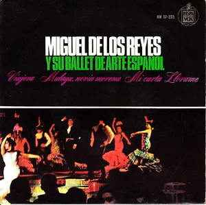 EP MIGUEL DE LOS REYES y SU BALLET DE ARTE ESPAÑOL viajera SPAIN 1965 flamenco - Imagen 1 de 1