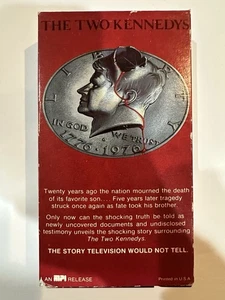 The Two Kennedys VHS Documentary Conspiracy Theory JFK RFK MPI Home Video - Picture 1 of 6