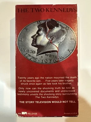 The Two Kennedys VHS Documentary Conspiracy Theory JFK RFK MPI Home Video - Image 1 of 4
