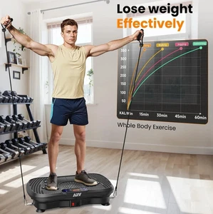 AXV Vibration Plate Fitness Platform Exercise Machine Vibrating Lymphatic - Picture 1 of 12