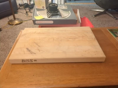 John Boos Block Maple Cutting Board USA 18” x 12” x 1.5" - Image 1 of 4