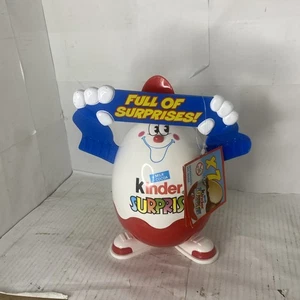 Vintage KINDER Überraschung voller Überraschungen. Big Egg Figur - Behälter mit Etikett - Bild 1 von 6