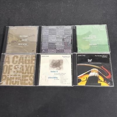 John Cage 6 CD Lot Mode Modern Classical - Image 1 of 4