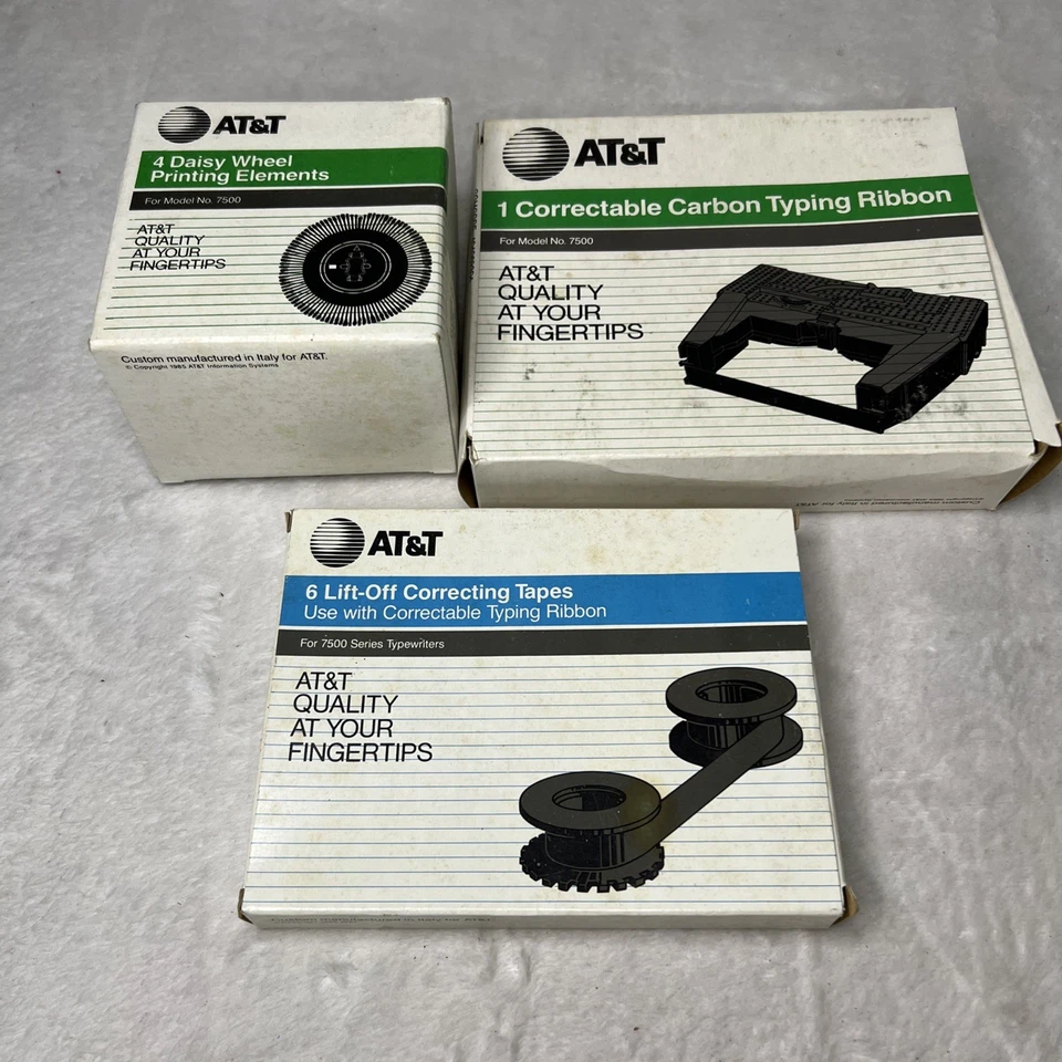 AT&T Correctable Carbon typewriter Typing Ribbon series D 7500 lot - Image 1 of 4